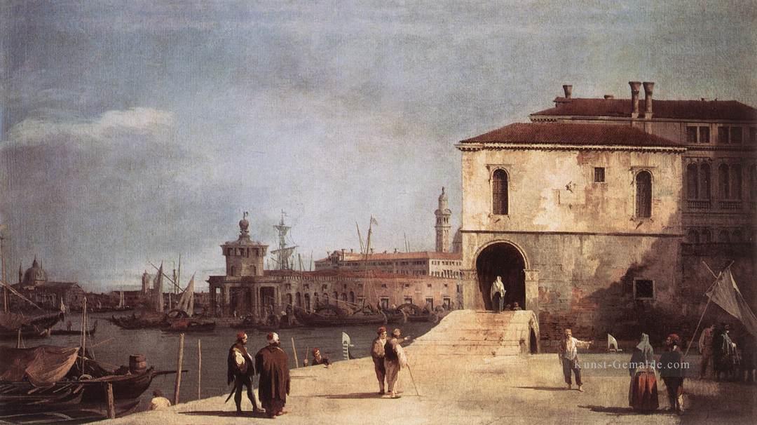 Die Fonteghetto Della Farina Canaletto Venedig Ölgemälde